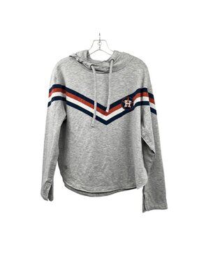 Major League Fitness Womens Houston Astros Hoodie Gray/Multi Size Large